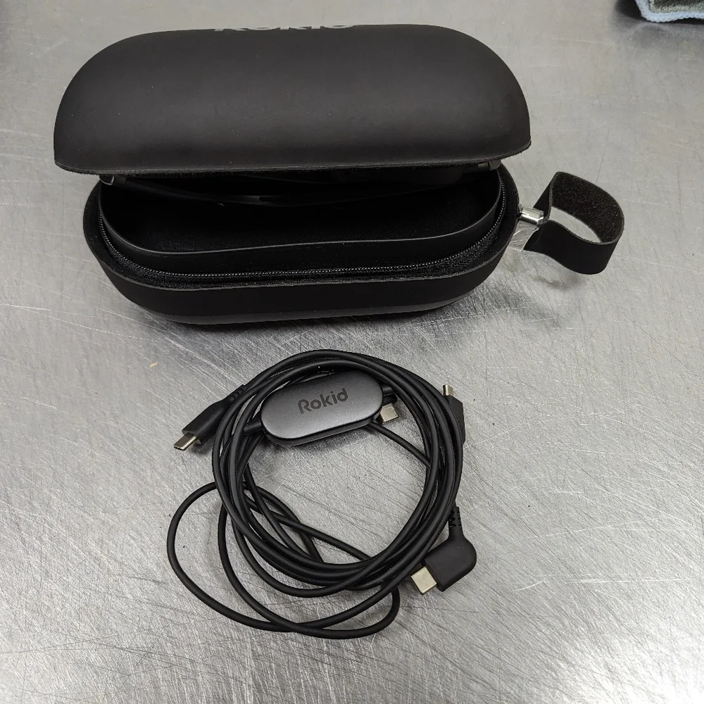 Rokid Max AR glasses with hub.